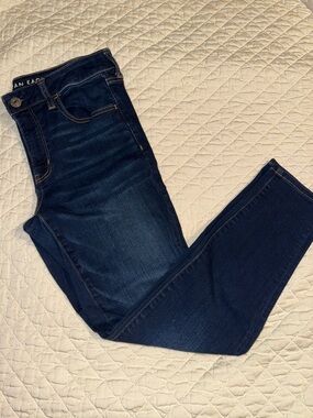 American Eagle 12S Dark Blue Skinny Jeans/Jeggings